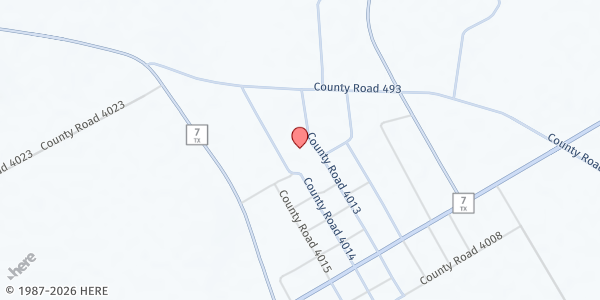 Map showing Chilton Community Food Pantry at 905 Durango Ave., Chilton, TX