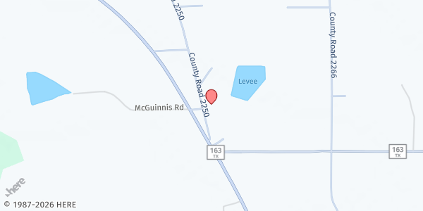 Map showing Hi-Way Tabernacle Assembly of God at 108 County Rd 2250, Cleveland, TX