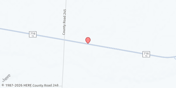 Map showing Mobile Pantry-Concepcion & Realitos at 2000 FM 716, Concepcion, TX