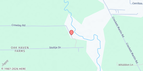 Map showing Ministerio Internacional Cosecha Final - Conroe at 16405 Crowley Rd, Conroe, TX