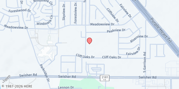 Map showing Redeemer Church Of Denton - Corinth at 3201 Tower Ridge Dr., Corinth, TX