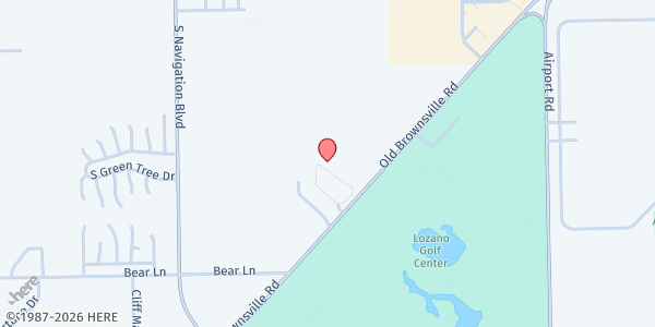 Map showing Buena Vida Senior Village Mobile Pantry at 4650 Old Brownsville Rd., Corpus Christi, TX