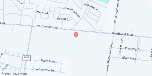 Map showing Grace United Methodist Church at 14521 Northwest Blvd, Corpus Christi, TX