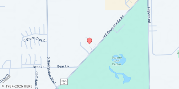 Map showing Mobile Pantry – Buena Vida at 4650 Old Brownsville Road, Corpus Christi, TX