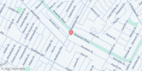 Map showing Quiet Time Ministries – Christian Care Center at 4202 Kostoryz Rd., Corpus Christi, TX