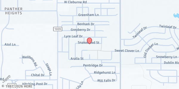 Map showing Heritage of Faith Christian Church at 10350 Old Cleburne Crowley Jct Rd., Crowley, TX
