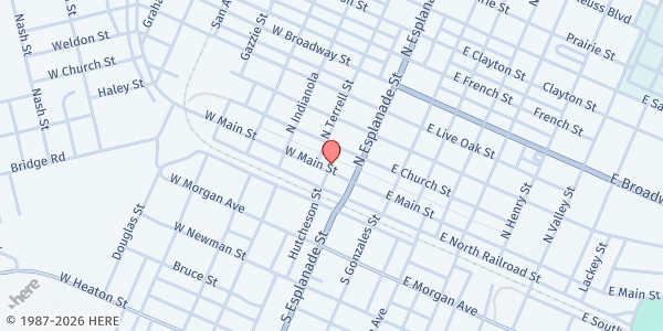 Map showing C.A.M.A.L. INC. at 118 W Main St, Cuero, TX