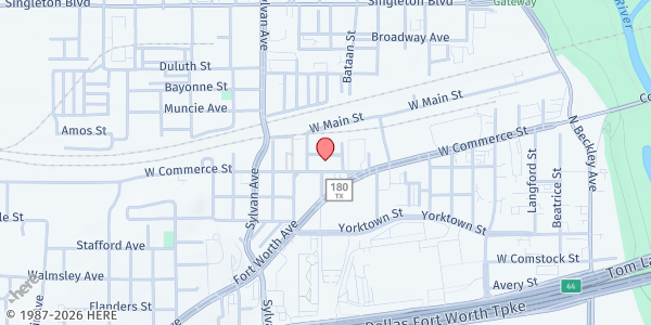 Map showing All Terrain Mission at 539 W Commerce St, Dallas, TX