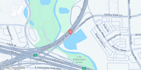Map showing i58 at 3108 VALLEY VIEW LN, DALLAS, TX