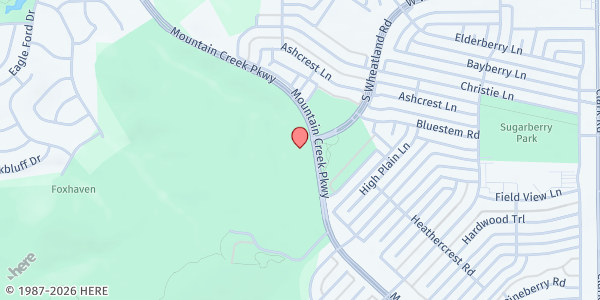 Map showing Society In Success - Dallas at 6801 Mt. Creek Pkwy, Dallas, TX