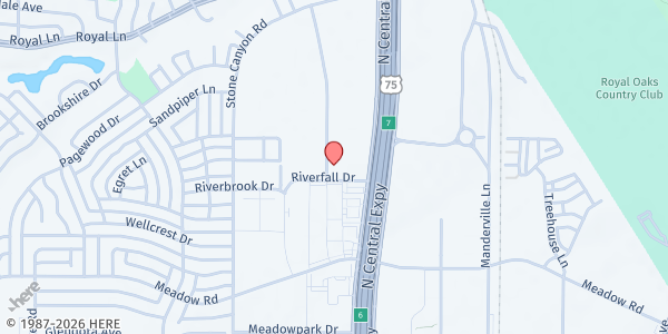 Map showing Society of St. Vincent de Paul of North Texas - Dallas at 3826 Gilbert Ave., Dallas, TX