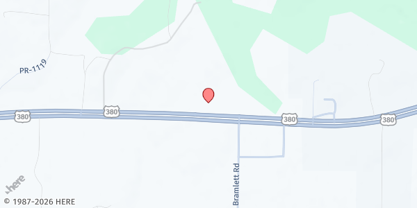 Map showing Community Church Food Pantry at 2840 US-380, Decatur, TX