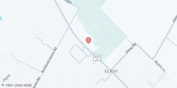 Map showing Free Food Fridge @ Del Valle Libraries (Elroy) at 13512 FM812, Del Valle, TX