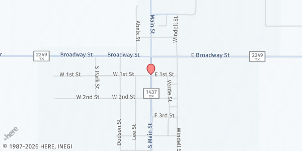 Map showing Hudspeth County Fair Grounds at Hudspeth County Fair Grounds, Dell City, TX