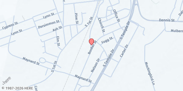 Map showing Diboll Christian Outreach Food Pantry at 411 S Hines, Diboll, TX