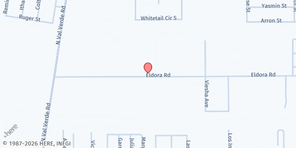 Map showing Flame of Truth - Donna at 732 Eldora Rd., Donna, TX