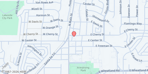 Map showing Duncanville Outreach Ministry at 202 E Cherry St, Duncanville, TX