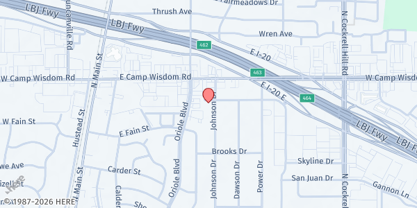 Map showing Grace Place Properties at 524 Michaels Drive Apt. A, Duncanville, TX