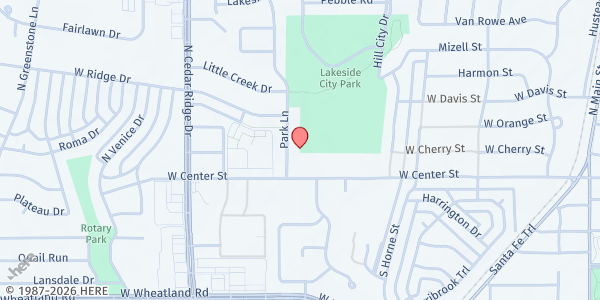 Map showing RCCG Victory House at 515 W Center St, Duncanville, TX