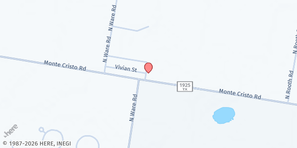 Map showing Iglesia Nueva Vida en Cristo at 15708 Jennifers Dr., Edinburg, TX