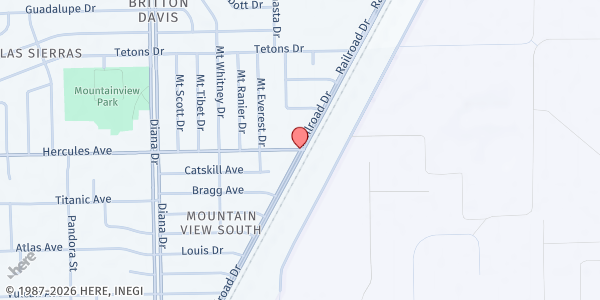 Map showing Centro Cristiano Fortaleza De Esperanza at 3921 N. Piedras St., El Paso, TX