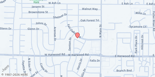 Map showing Project Access at Fair Oaks at 301 Fair Oaks Blvd #716, Euless, TX