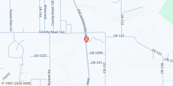 Map showing St. Mary Magdalene Food Pantry at 18221 FM 2493, Flint, TX