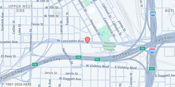 Map showing Bread Basket at 2809 Mansfield Hwy, Fort Worth, TX
