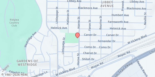 Map showing Como Mobile at 4660 Horne St, Fort Worth, TX
