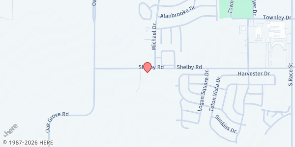 Map showing Fort Worth South Spanish SDA Church at 1725 Oak Grove-Shelby Rd., Fort Worth, TX