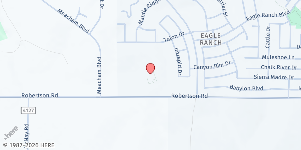 Map showing Lighthouse Fellowship - Main Location at 7200 Robertson Rd., Fort Worth, TX