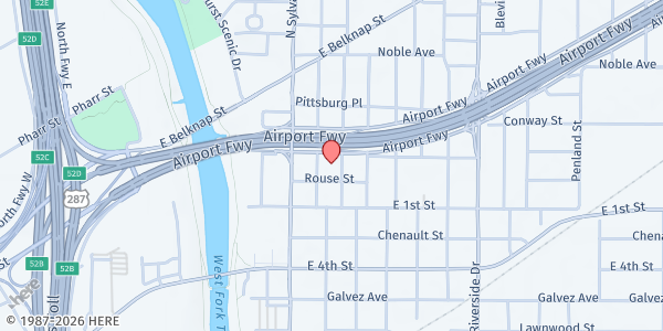 Map showing Recovery Resource Council at 2700 Airport Fwy, Fort Worth, TX