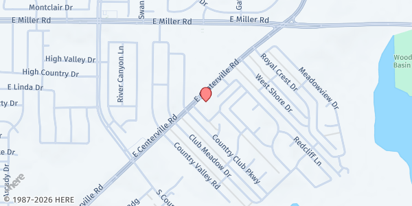 Map showing Garland Faith Community Seven Day Adventist at 1702 E Centerville Rd, Garland, TX