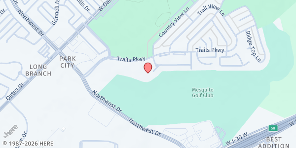 Map showing St Michael The Archangel Catholic Church at 950 Trails Pkwy, Garland, TX