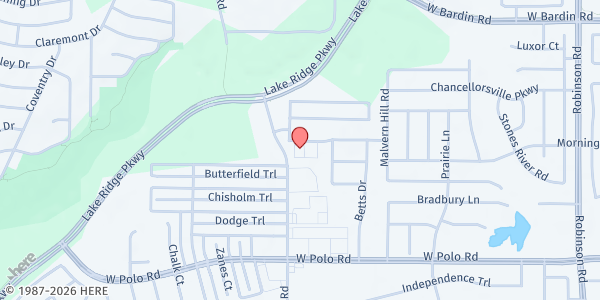 Map showing RCCG House On The Rock at 4437 Matthew Road, Grand Prairie, TX