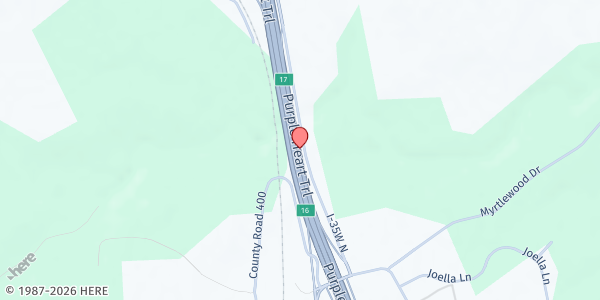 Map showing Grandview Food Bank at 12801 South I-35W, Grandview, TX