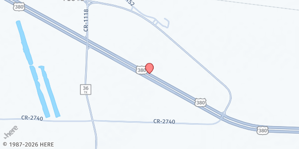 Map showing Hope For You - Greenville at 4320 US-380, Greenville, TX