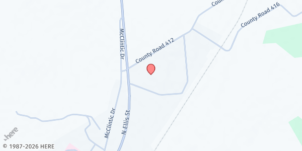 Map showing Groesbeck Mobile Pantry at 193 LCR 412, Groesbeck, TX