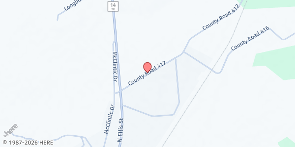 Map showing Mobile Pantry - Word of Life Family Worship Center at 193 County Rd. 412, Groesbeck, TX