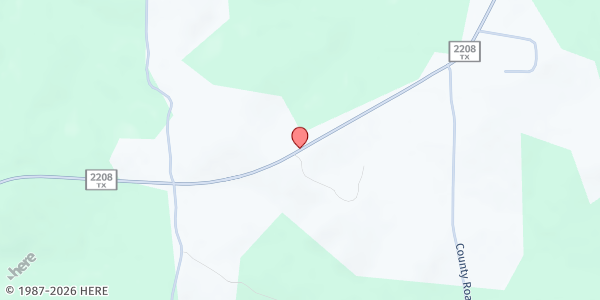 Map showing J-STAR Ministries at 21930 Farm to Market Road 2208, Harleton, TX