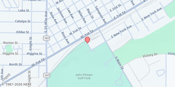 Map showing Hereford Pantry at 409 Lee, Hereford, TX