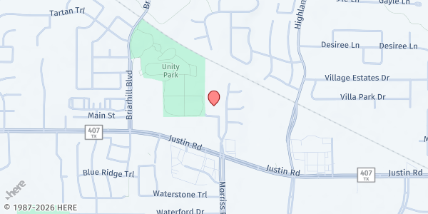 Map showing Lovepacs Lewisville at 2400 Fm 407, Highland Village, TX