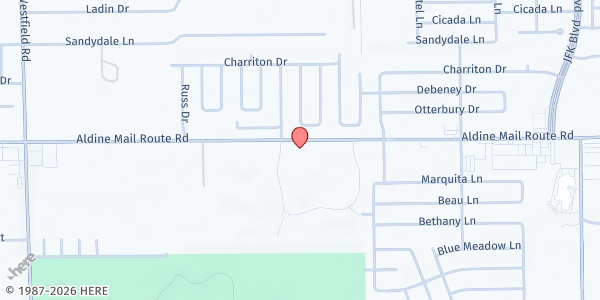 Map showing BakerRipley East Aldine Campus at 3000 Aldine Mail Rte Rd., Houston, TX