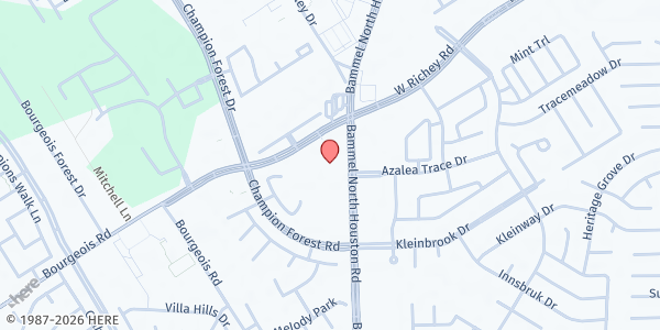 Map showing Bridging For Tomorrow - Houston at 5359 W Richey Rd, Houston, TX