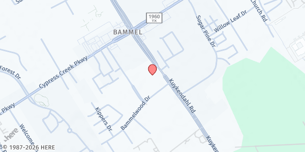 Map showing Northwest Assistance Ministries at 15555 Kuykendahl Rd, Ste 319, Houston, TX