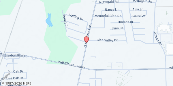 Map showing Humble Area Assistance Ministries at 1302 S Houston Ave, Humble, TX