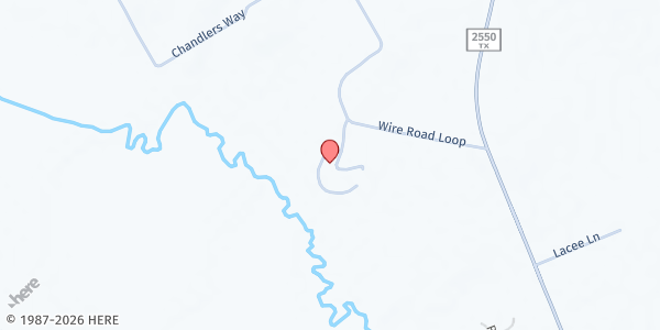 Map showing Mt. Zion Missionary Baptist Church at 12 Mt Zion Church Rd., Huntsville, TX