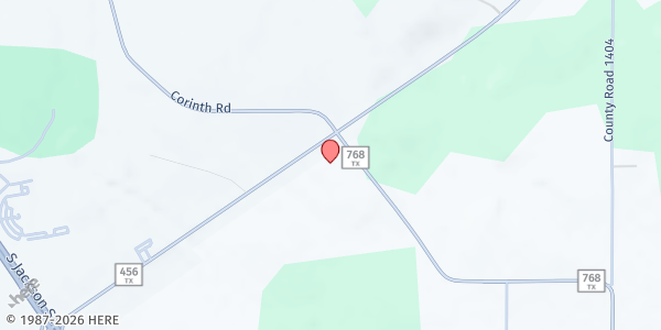 Map showing Jacksonville First Methodist Church at 1031 TX-456 Loop, Jacksonville, TX