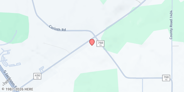 Map showing Society of St. Stephens UMC at 1031 S.E. Loop 456, Jacksonville, TX