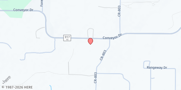 Map showing Joshua Seventh Day Adventist Church at 1912 Convoyor Dr, Joshua, TX